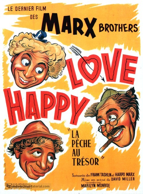 Love Happy - French Movie Poster