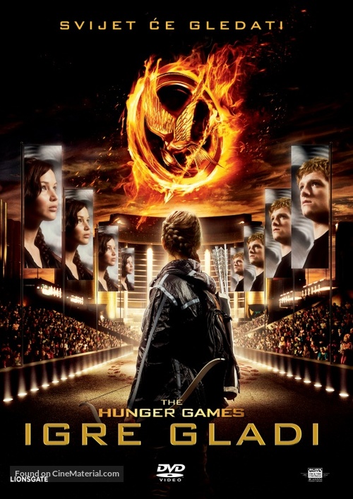 The Hunger Games - Croatian DVD movie cover