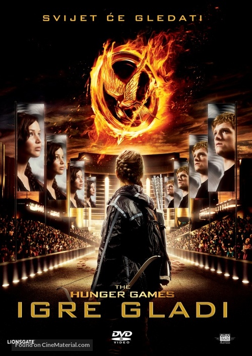 The Hunger Games - Croatian DVD movie cover