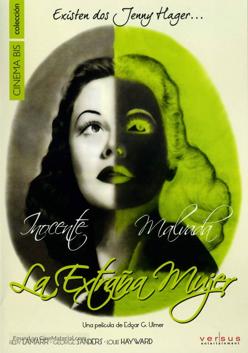 The Strange Woman - Spanish DVD movie cover