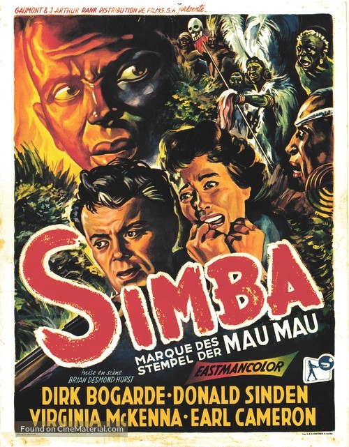 Simba - Belgian Movie Poster