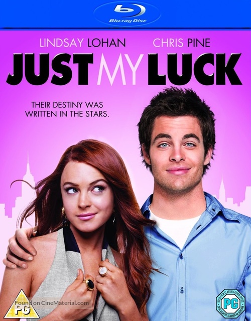 Just My Luck - British Blu-Ray movie cover