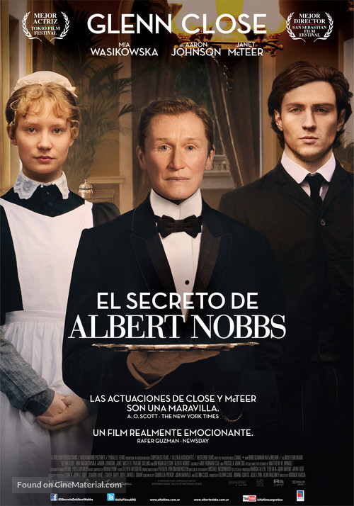 Albert Nobbs - Argentinian Movie Poster