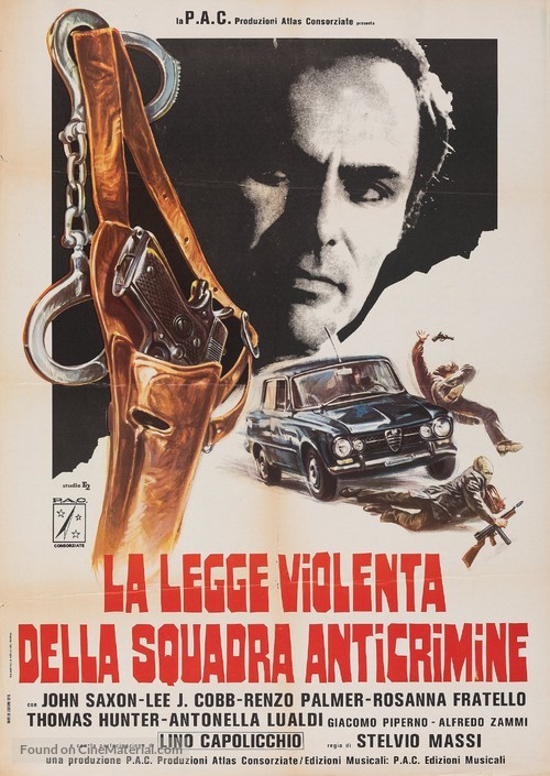 La legge violenta della squadra anticrimine - Italian Movie Poster