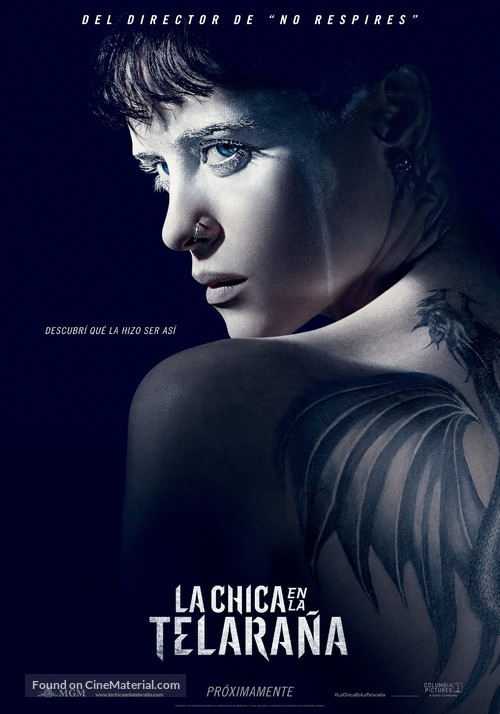 The Girl in the Spider&#039;s Web - Mexican Movie Poster