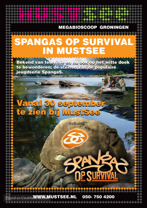 Spangas op survival - Dutch Movie Poster