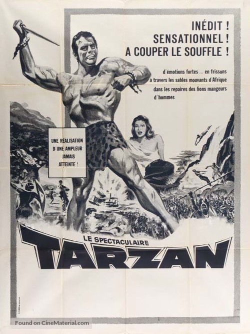 Tarzan the Magnificent - French poster