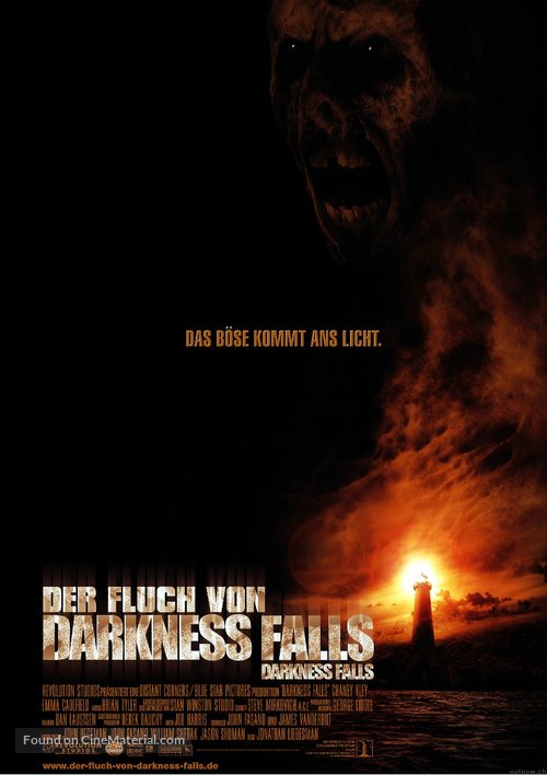 Darkness Falls - German Movie Poster