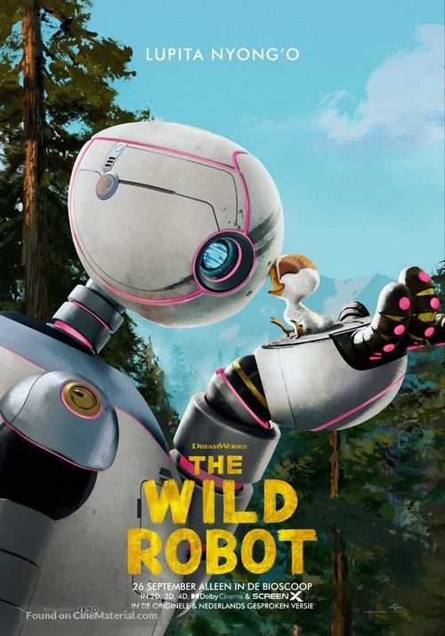 The Wild Robot - Dutch Movie Poster