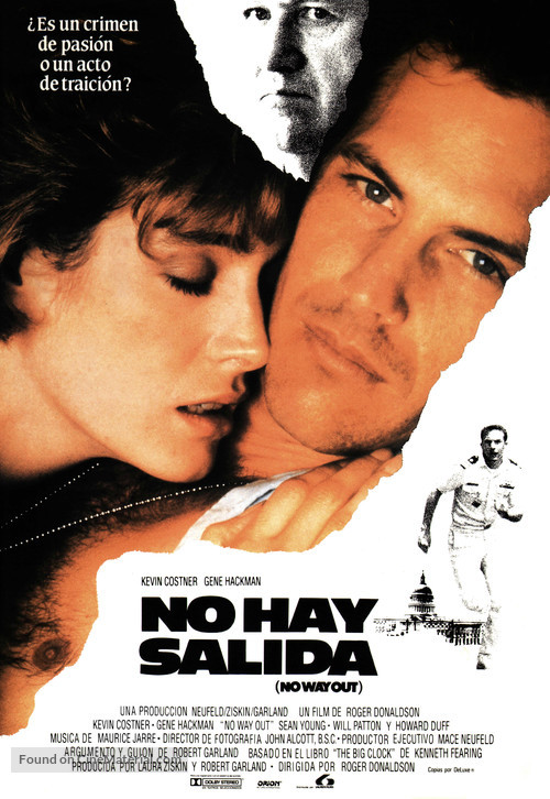 No Way Out - Spanish Movie Poster