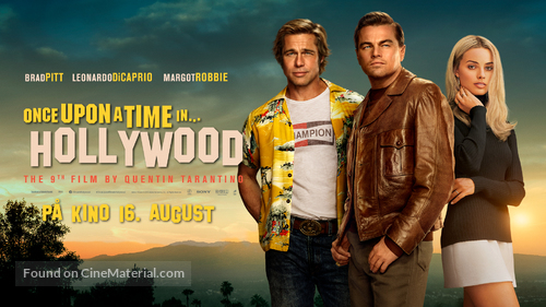 Once Upon a Time in Hollywood - Danish Movie Poster