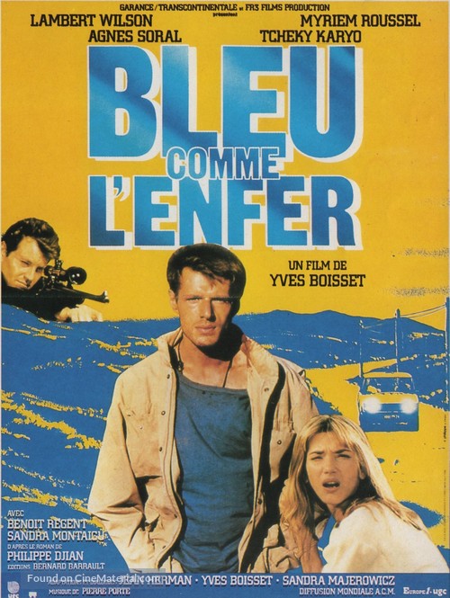 Bleu comme l&#039;enfer - French Movie Poster