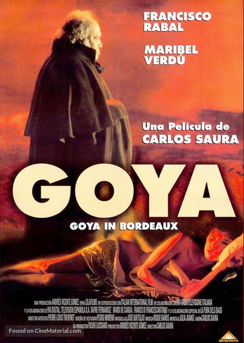 Goya en Burdeos - Spanish Movie Poster