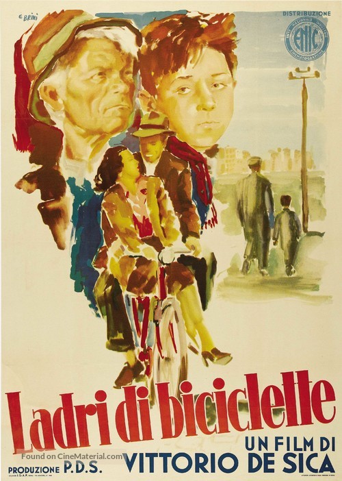 Ladri di biciclette - Italian Movie Poster