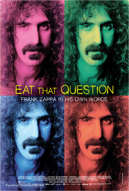 Eat That Question: Frank Zappa in His Own Words - Movie Poster