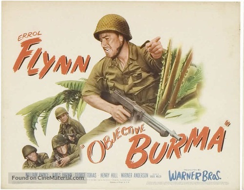 Objective, Burma! - Theatrical movie poster