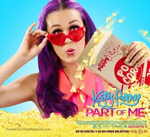 Katy Perry: Part of Me - Mexican Movie Poster