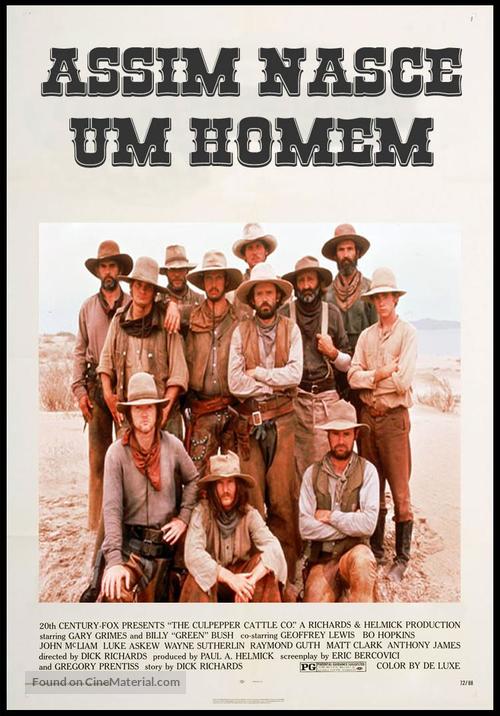 The Culpepper Cattle Co. - Brazilian Movie Poster