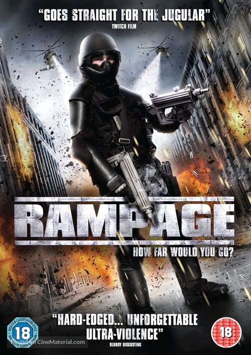 Rampage - British DVD movie cover