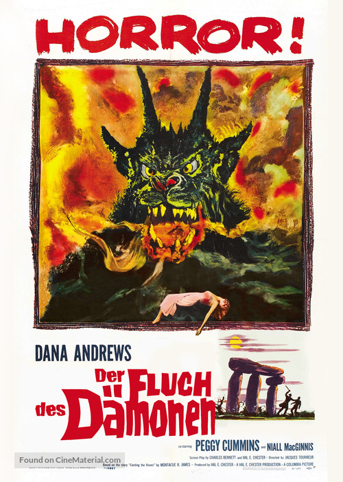 Night of the Demon - German Movie Poster