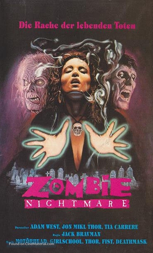 Zombie Nightmare - German VHS movie cover