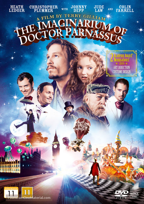 The Imaginarium of Doctor Parnassus - Danish DVD movie cover