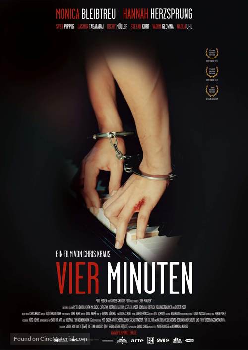 Vier Minuten - German Movie Poster