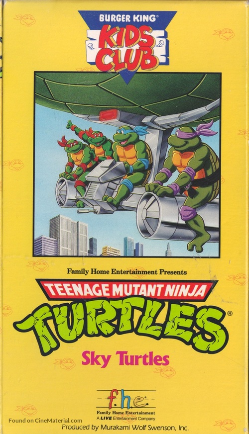 &quot;Teenage Mutant Ninja Turtles&quot; - VHS movie cover