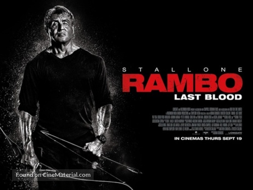 Rambo: Last Blood - British Movie Poster