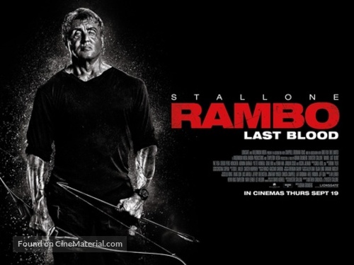 Rambo: Last Blood - British Movie Poster