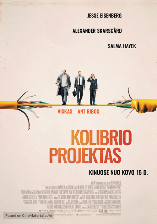 The Hummingbird Project - Lithuanian Movie Poster