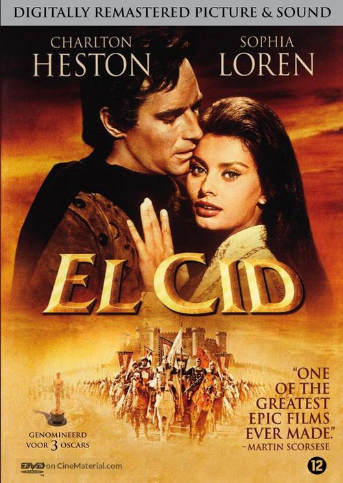 El Cid - Dutch DVD movie cover