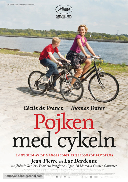 Le gamin au v&eacute;lo - Swedish Movie Poster