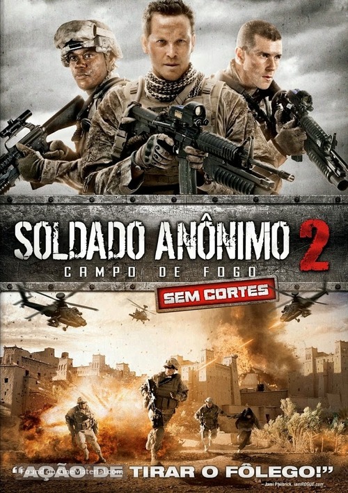 Jarhead 2: Field of Fire - Brazilian DVD movie cover