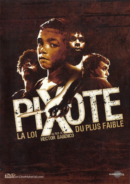 Pixote: A Lei do Mais Fraco - French DVD movie cover