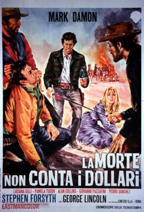 La morte non conta i dollari - Italian Movie Poster