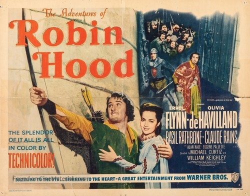 NEW THE ADVENTURES OF ROBIN HOOD RETRO 30s MOVIE ORIGINAL PRINT PREMIUM POSTER 