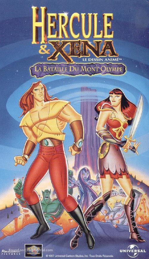 Hercules and Xena - The Animated Movie: The Battle for Mount Olympus - French Movie Cover