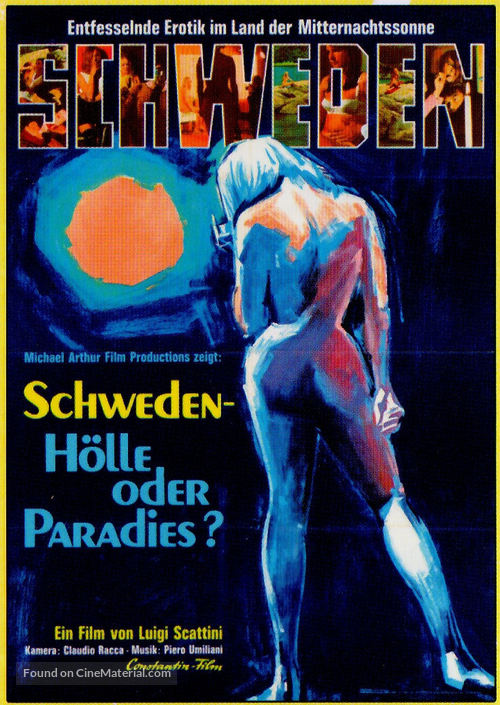 Svezia, inferno e paradiso - German Movie Poster