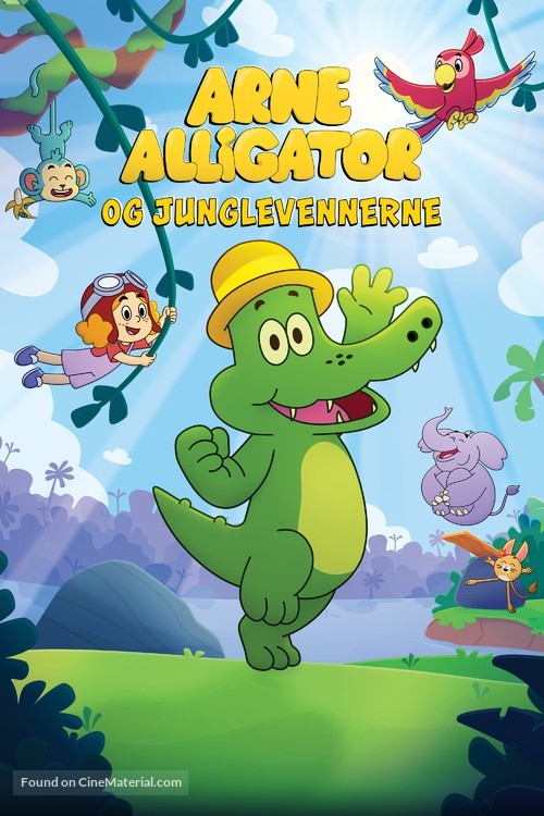 Arne Alligator och djungelkompisarna - Danish Movie Cover