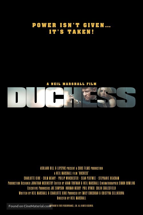 Duchess - British Movie Poster