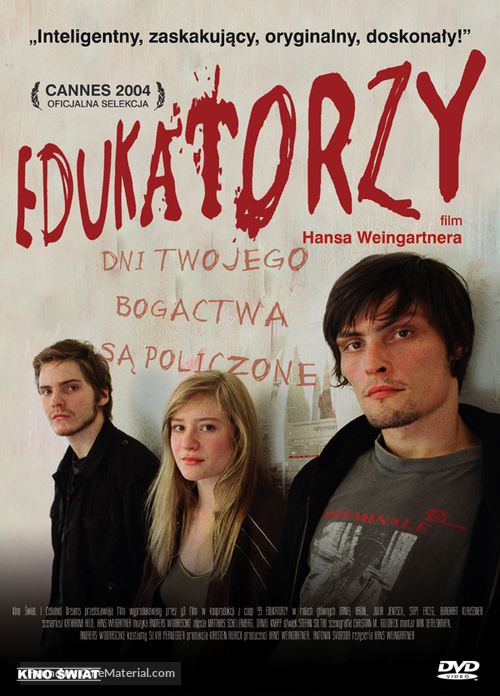 Die fetten Jahre sind vorbei - Polish DVD movie cover