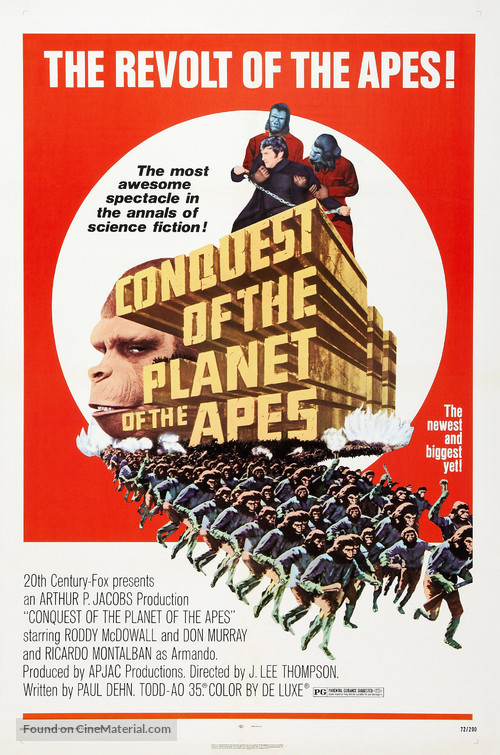 Conquest of the Planet of the Apes - Movie Poster