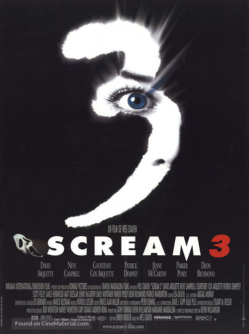 Scream 3 - French Movie Poster