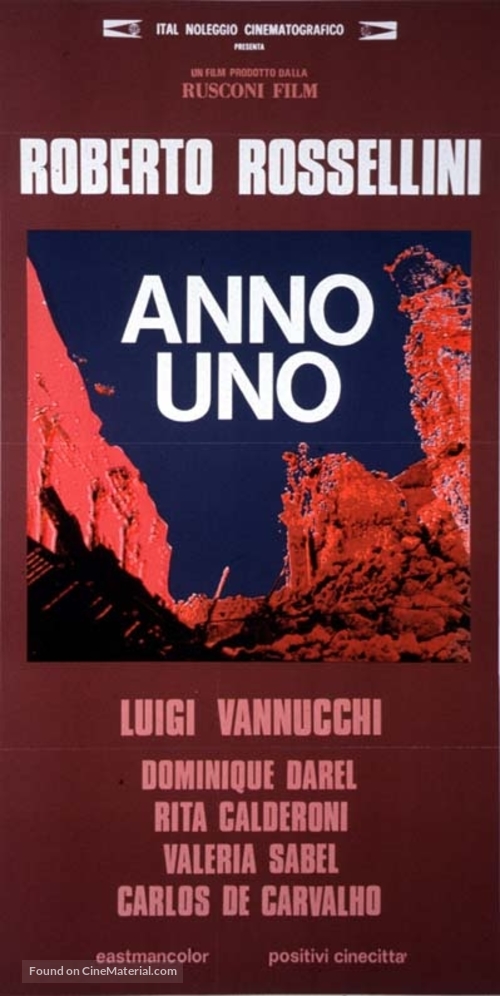 Anno uno - Italian Movie Poster