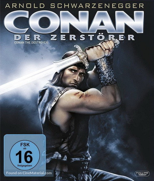 Conan The Destroyer - German Movie Cover