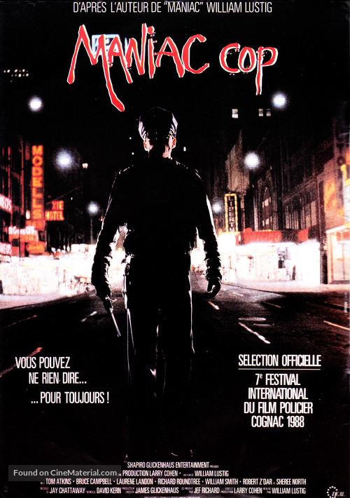 Maniac Cop - French Movie Poster