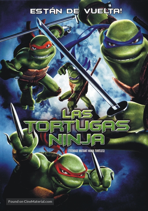 TMNT - Argentinian DVD movie cover