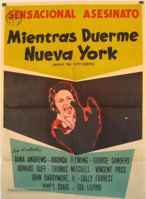 While the City Sleeps - Argentinian Movie Poster