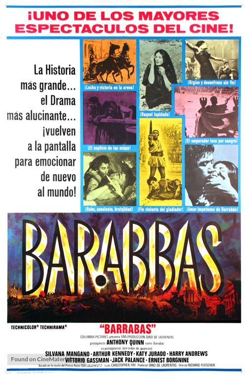 Barabbas - Argentinian Movie Poster